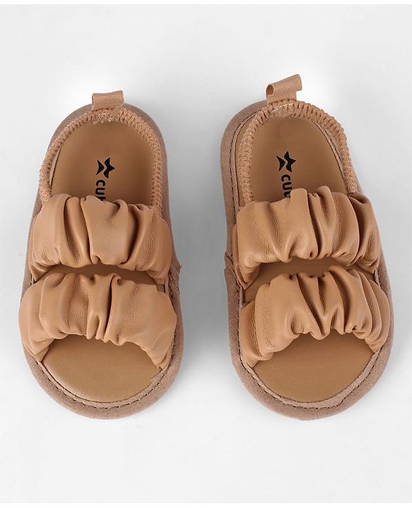 Cute Walk by Babyhug Booties  with Back Strap - Pink