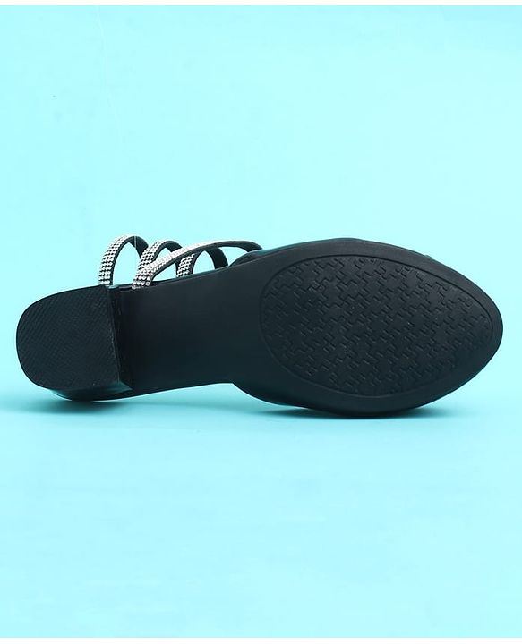 Pine Kids Slip On Ballerinas with Bow Applique - Black