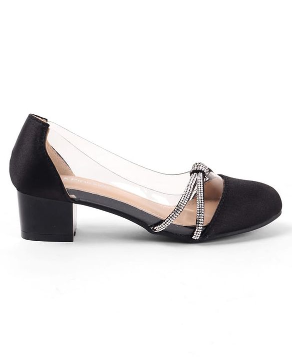 Pine Kids Slip On Embellished Ballerina - Black