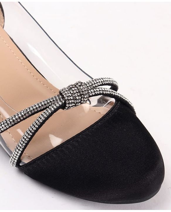 Pine Kids Slip On Embellished Ballerina - Black