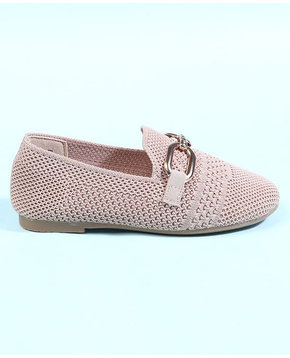 Cute Walk by Babyhug Slip On Solid Ballerina - Beige