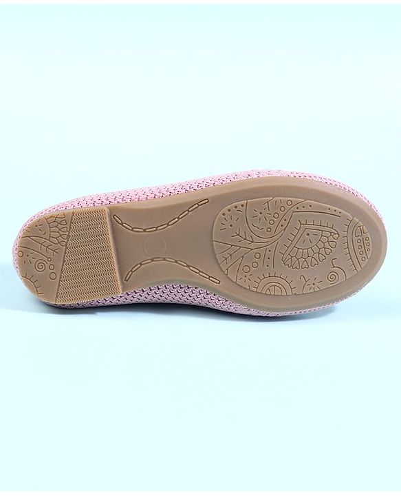 Cute Walk by Babyhug Slip On Solid Ballerina - Beige