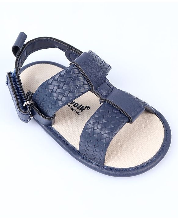 Cute Walk by Babyhug Velcro Closure Solid Booties - White