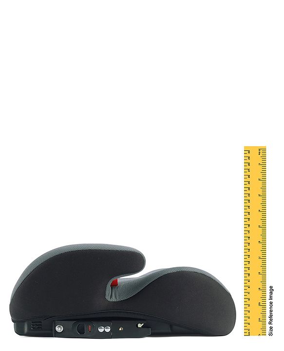 Babyhug ISOFIX Booster Seat | Forward Facing (2236kg) | Age group 3 (6 - 12 year Old) ECE R44/04 |Black & Grey