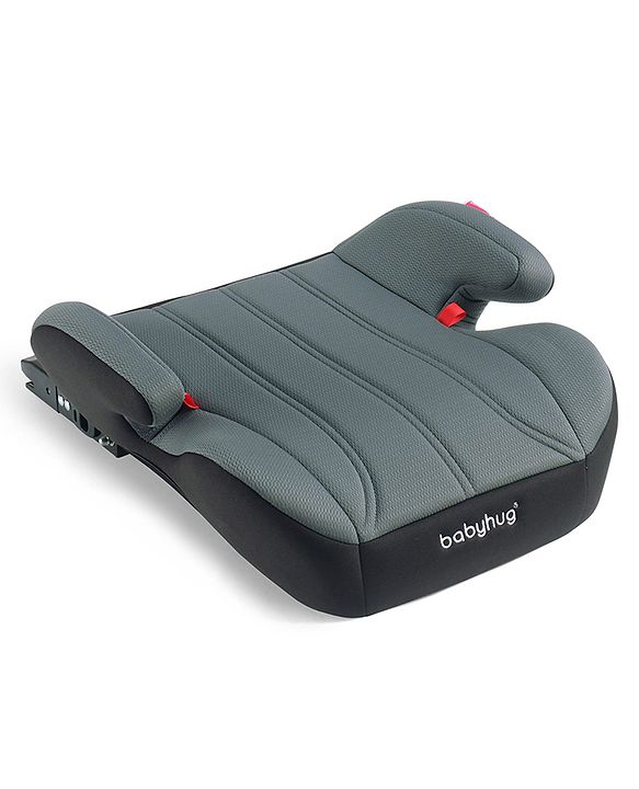 Babyhug ISOFIX Booster Seat | Forward Facing (2236kg) | Age group 3 (6 - 12 year Old) ECE R44/04 |Black & Grey