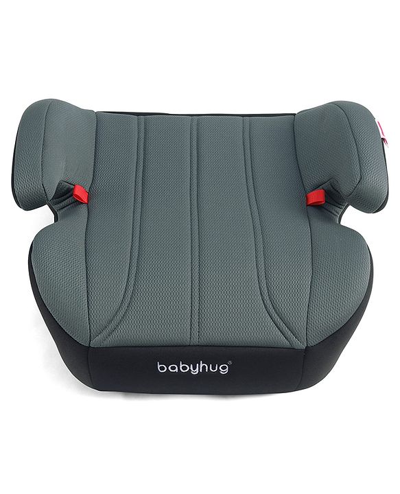 Babyhug ISOFIX Booster Seat | Forward Facing (2236kg) | Age group 3 (6 - 12 year Old) ECE R44/04 |Black & Grey