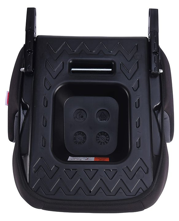 Babyhug ISOFIX Booster Seat | Forward Facing (2236kg) | Age group 3 (6 - 12 year Old) ECE R44/04 |Black & Grey