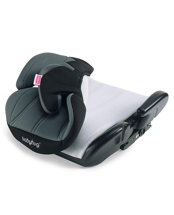 Babyhug ISOFIX Booster Seat | Forward Facing (2236kg) | Age group 3 (6 - 12 year Old) ECE R44/04 |Black & Grey
