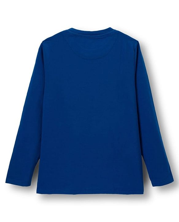 Pine Kids Single Jersey Knit Full Sleeves Night Suit With Hulk Graphics - Navy Blue & Green