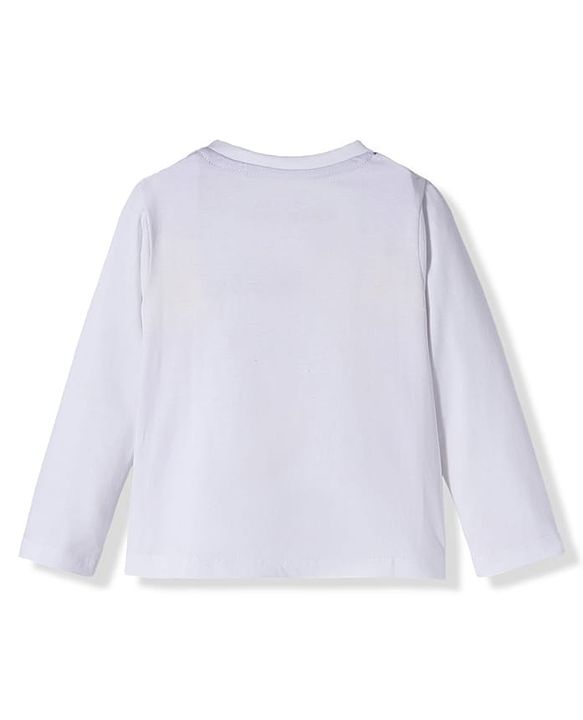 Babyhug Disney Single Jersey Knit Full Sleeves Night Suit with Minnie Mouse Graphic - Purple