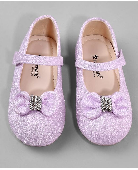 Cute Walk by Babyhug Ballerina with Bow Applique - Pink
