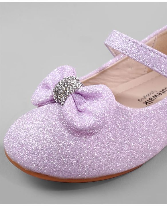 Cute Walk by Babyhug Ballerina with Bow Applique - Pink