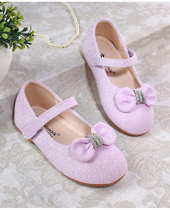Cute Walk by Babyhug Ballerina with Bow Applique - Pink