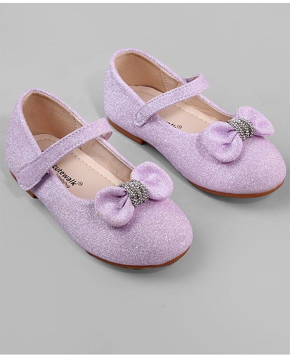 Cute Walk by Babyhug Ballerina with Bow Applique - Pink