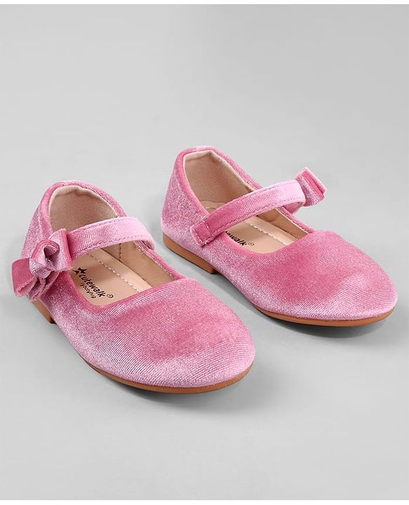 Cute Walk by Babyhug Ballerina with Velcro Closure - Pink