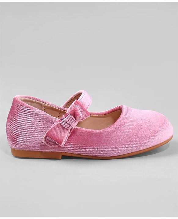 Cute Walk by Babyhug Ballerina with Velcro Closure - Pink
