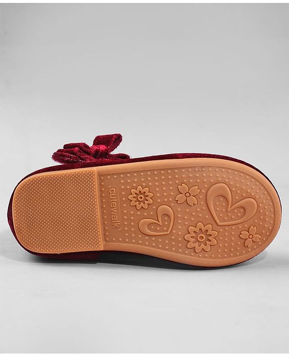 Cute Walk by Babyhug Ballerina with Velcro Closure - Pink
