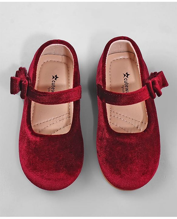 Cute Walk by Babyhug Ballerina with Velcro Closure - Pink