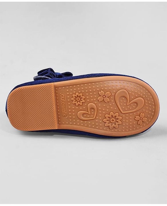 Cute Walk by Babyhug Ballerina with Velcro Closure - Pink