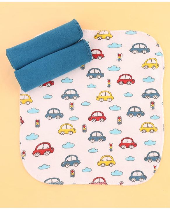 Babyhug Premium 100% Cotton Newborn Gift Set  11 Pcs Clothing Hamper Duck Print - Yellow| Jhabla, Bib, Wrapper, Mittens, Booties, 3 Wash cloths & 2 Nappies| Gift Set for New Born Boys & Girls