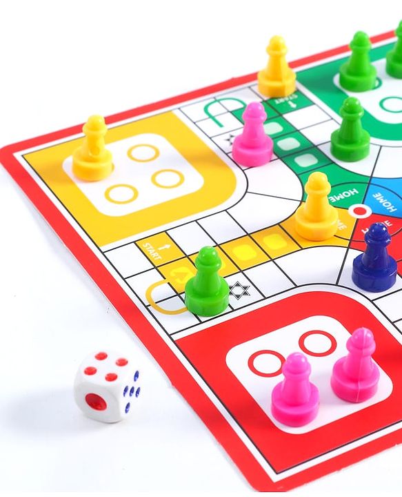 Babyhug Educational 5 In 1 Business Strategy Board Game for Kids|2-6 Players|Dice, Money&Cards Included|Portable&Lightweight|Group Activity for Brain Development|5+ Yrs|Ideal Gift|BIS Certified