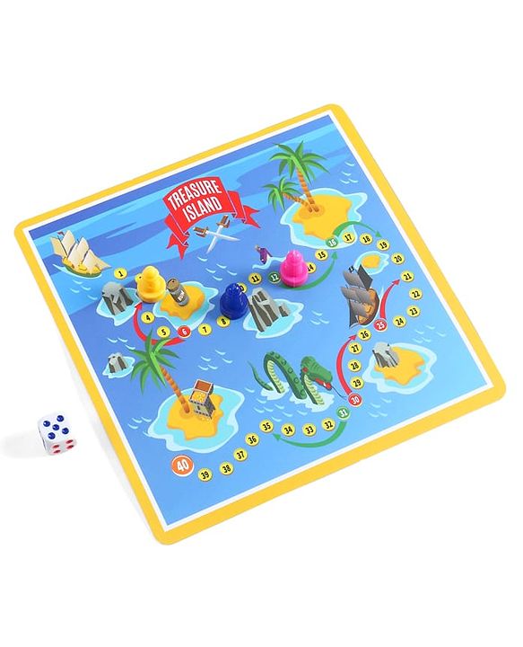 Babyhug Educational 5 In 1 Business Strategy Board Game for Kids|2-6 Players|Dice, Money&Cards Included|Portable&Lightweight|Group Activity for Brain Development|5+ Yrs|Ideal Gift|BIS Certified