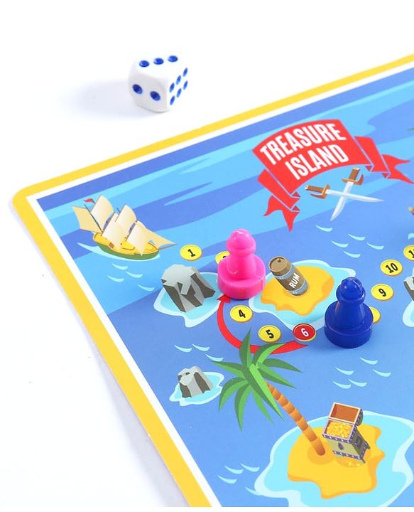 Babyhug Educational 5 In 1 Business Strategy Board Game for Kids|2-6 Players|Dice, Money&Cards Included|Portable&Lightweight|Group Activity for Brain Development|5+ Yrs|Ideal Gift|BIS Certified