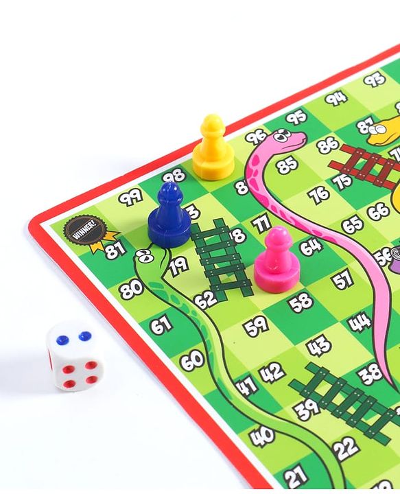 Babyhug Educational 5 In 1 Business Strategy Board Game for Kids|2-6 Players|Dice, Money&Cards Included|Portable&Lightweight|Group Activity for Brain Development|5+ Yrs|Ideal Gift|BIS Certified