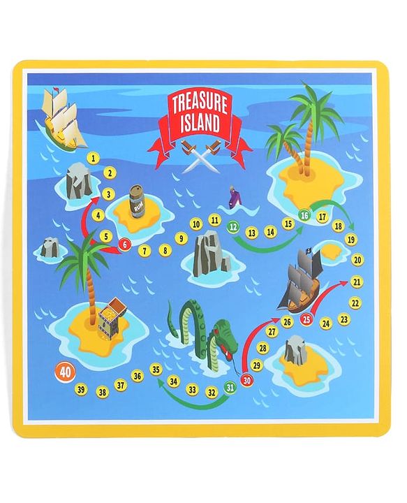 Babyhug Educational 5 In 1 Business Strategy Board Game for Kids|2-6 Players|Dice, Money&Cards Included|Portable&Lightweight|Group Activity for Brain Development|5+ Yrs|Ideal Gift|BIS Certified