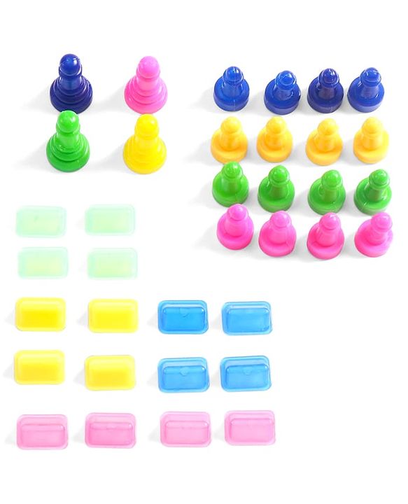 Babyhug Educational 5 In 1 Business Strategy Board Game for Kids|2-6 Players|Dice, Money&Cards Included|Portable&Lightweight|Group Activity for Brain Development|5+ Yrs|Ideal Gift|BIS Certified