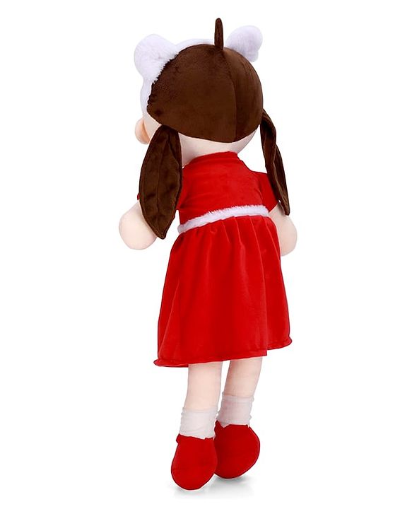 Babyhug 70cm Daisy Doll with Cute Dress & Stitched Shoes - Yellow| Ideal Snuggle Toy| Super Soft Fabric| Cuddle & Travel Partner| Toddler Gifting| BIS Certified| Room & Car Decor