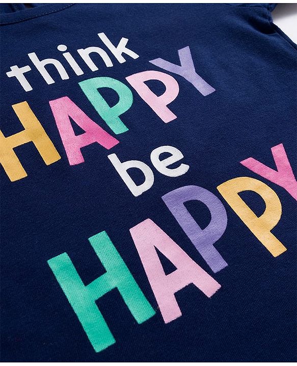 Babyhug 100% Cotton Knit Full Sleeves T-Shirts with Mamas Girl Text Print Pack of 3 - Pink Navy Blue & Yellow