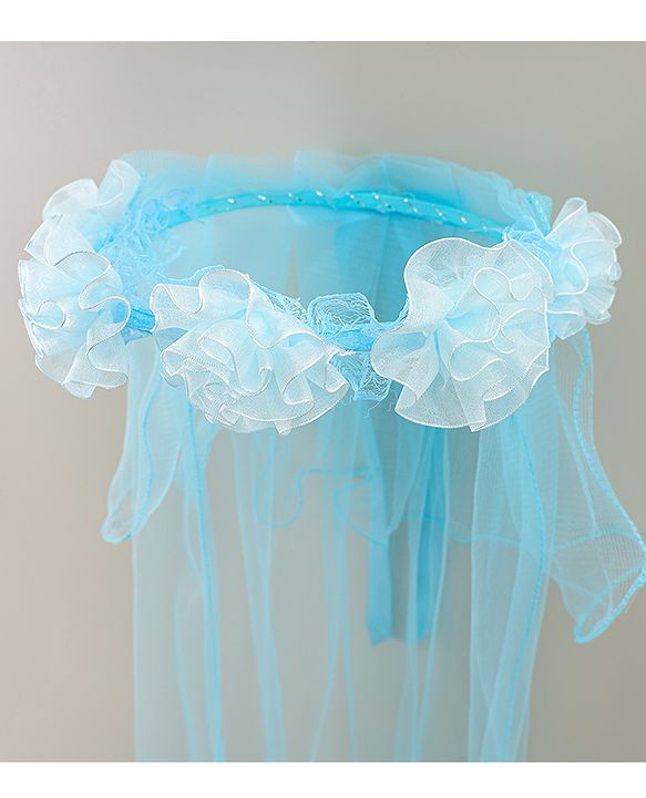 Babyhug Floral Applique Headband - Blue