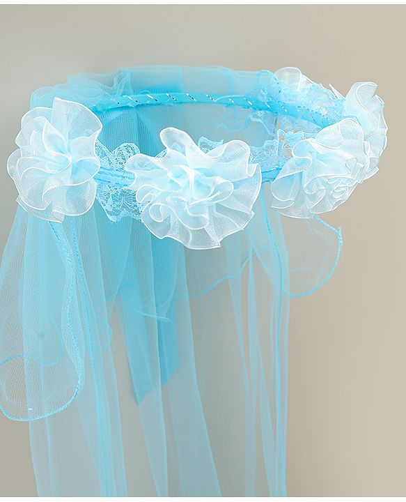 Babyhug Floral Applique Headband - Blue