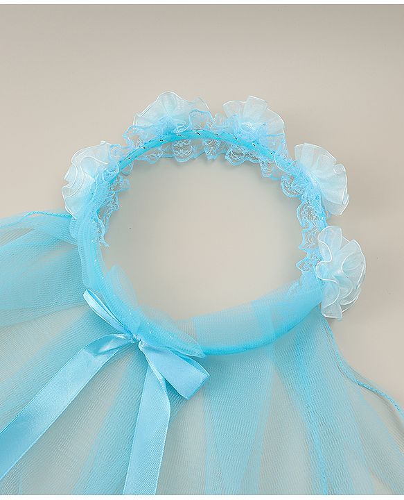 Babyhug Floral Applique Headband - Blue