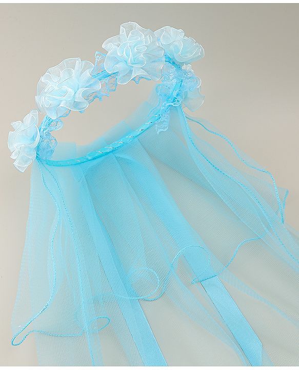 Babyhug Floral Applique Headband - Blue
