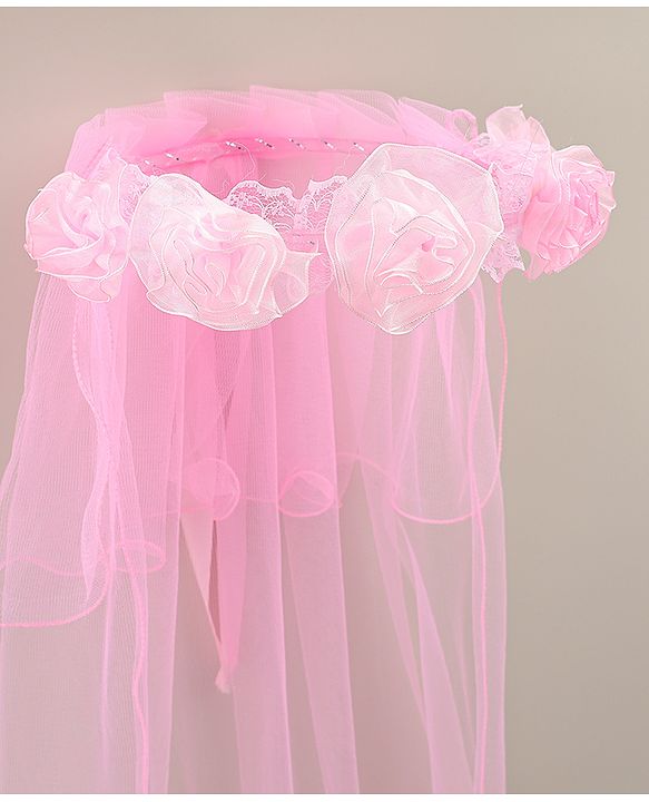 Babyhug Floral Applique Headband - Blue