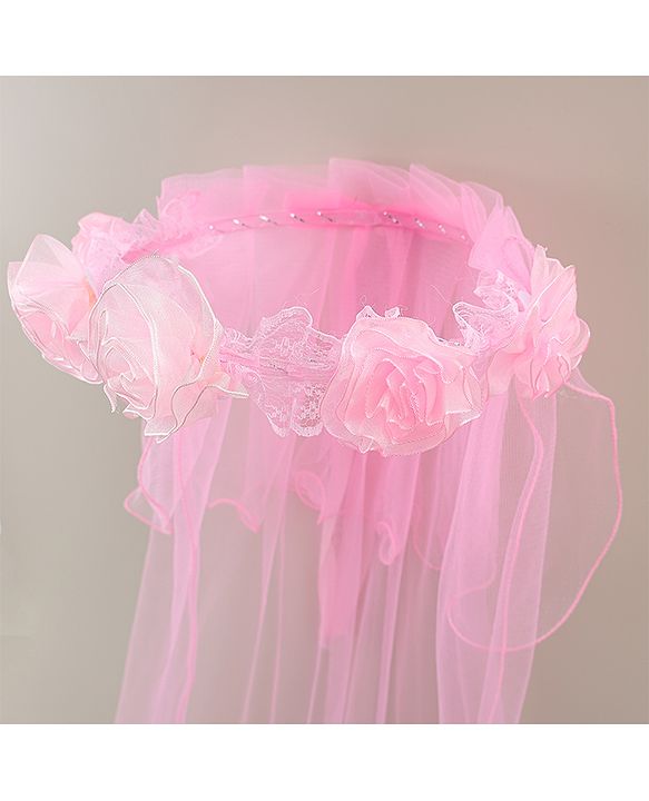 Babyhug Floral Applique Headband - Blue