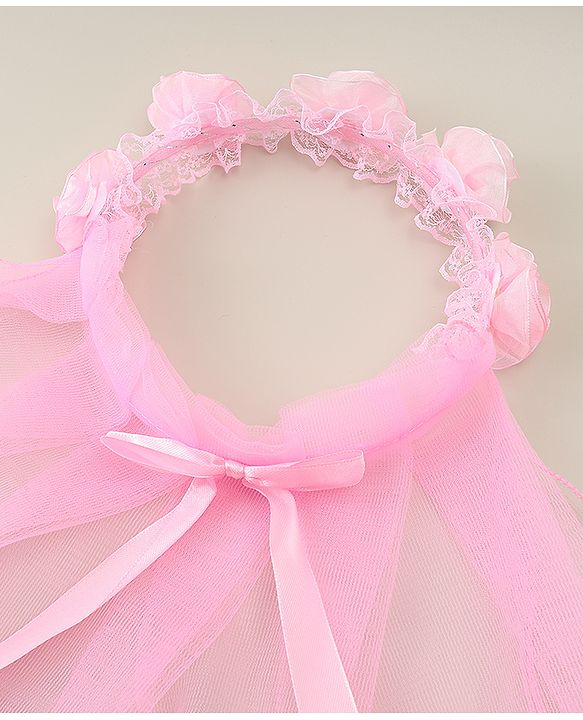 Babyhug Floral Applique Headband - Blue