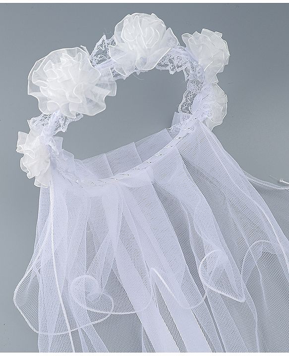 Babyhug Floral Applique Headband - Blue