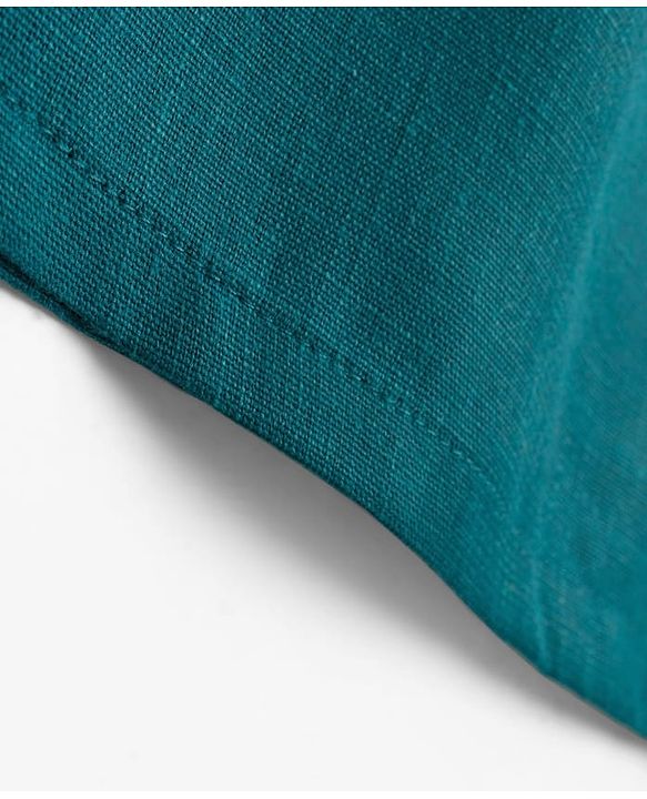 Babyhug Cambric Woven Full Sleeves Kurta Pajama & Jacket Set With Floral Print - Teal Blue