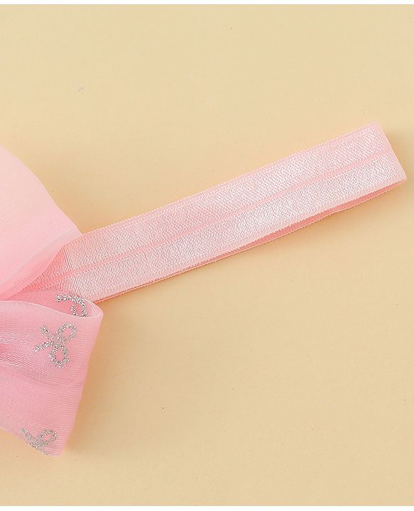 Babyhug Headbands With Floral & Bow Applique Pack of 3 - Multicolor