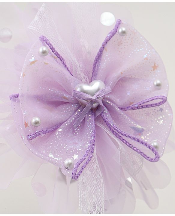 Babyhug Floral & Hearts Applique Hair Band - Pink