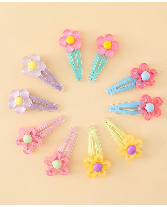 Babyhug Hair Accessories Combo Sets Pack of 18 Free Size - Multicolor