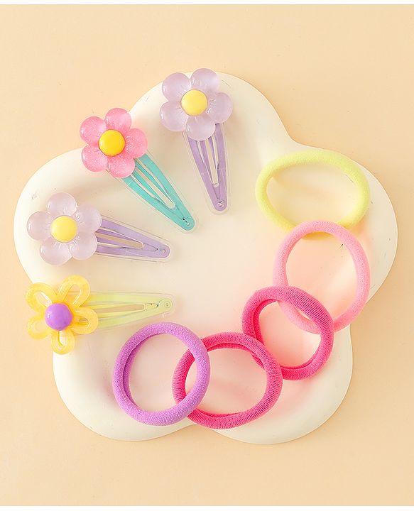 Babyhug Hair Accessories Combo Sets Pack of 18 Free Size - Multicolor