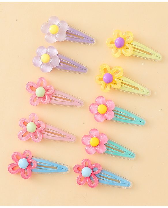 Babyhug Hair Accessories Combo Sets Pack of 18 Free Size - Multicolor