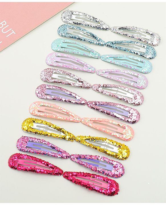 Babyhug Combo set Hair Clips & Rubber Bands - Multicolor
