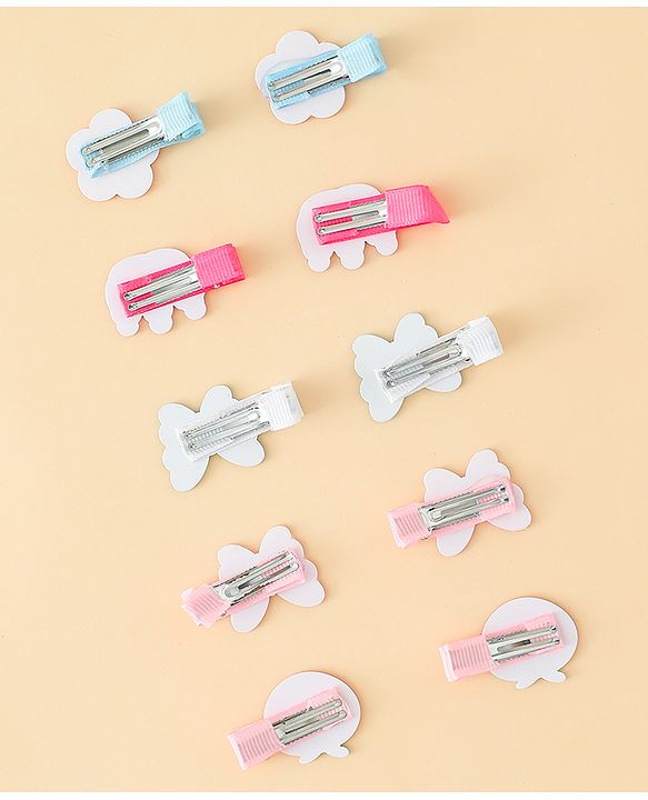Pine Kids Hair Pins & Clips Pack of 5 Free Size - Multicolor