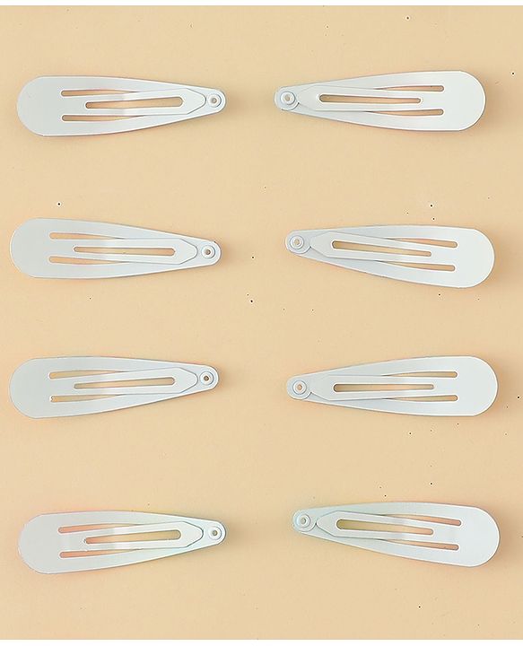 Babyhug Hair Clips with Unicorn Print Pack of  12 - Multicolor