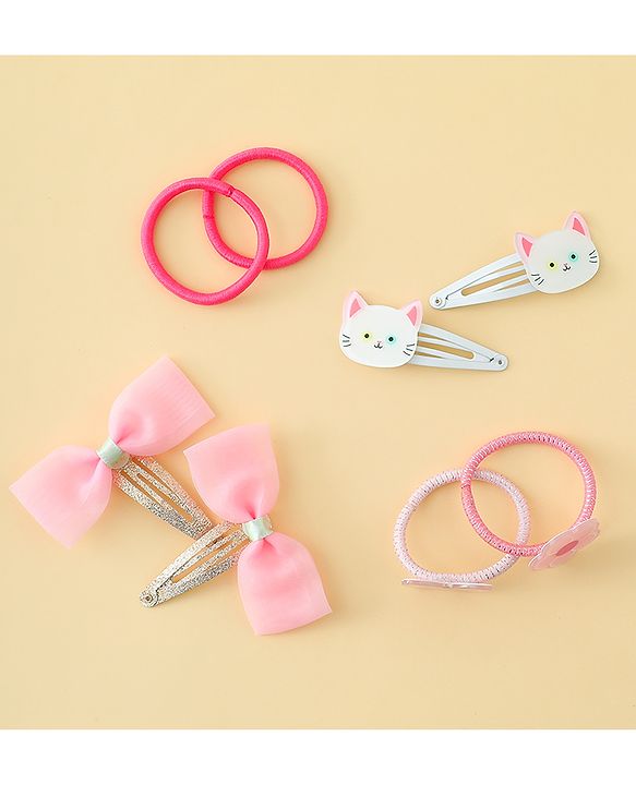 Babyhug Hair Accessories Combo Sets Pack of 14 Free Size - Multicolor